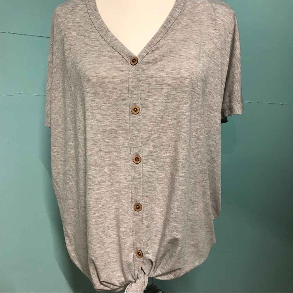 Tie front top